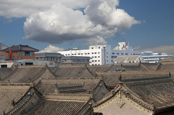 中国西安（西安，西安）城市景观