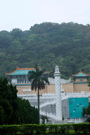 雨后的台北故宫，中华故宫图片