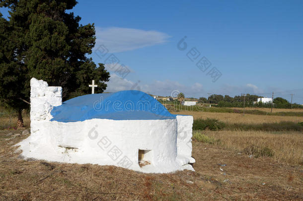 希腊科斯岛的小教堂