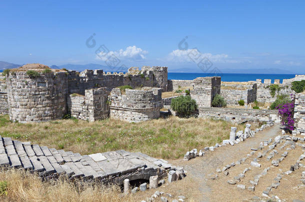 希腊科斯岛的奈兰齐亚城堡