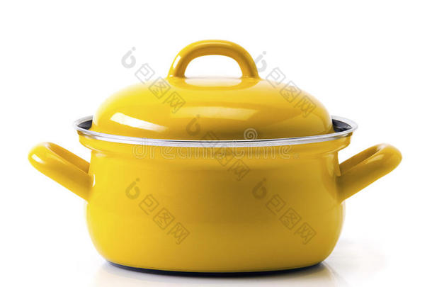 黄色厨房锅