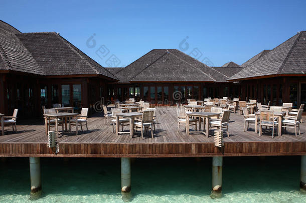 马尔代夫海滩餐厅