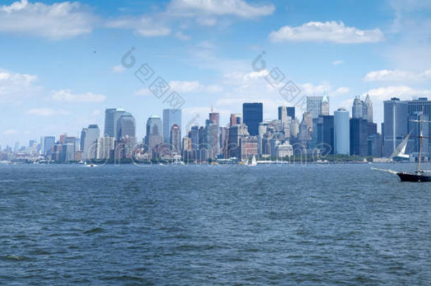 海滨城市，曼哈顿，纽约市，纽约州，美国