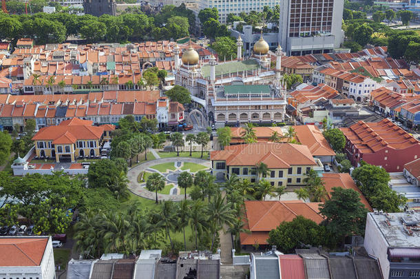 新加坡历史建筑的磅礴风光