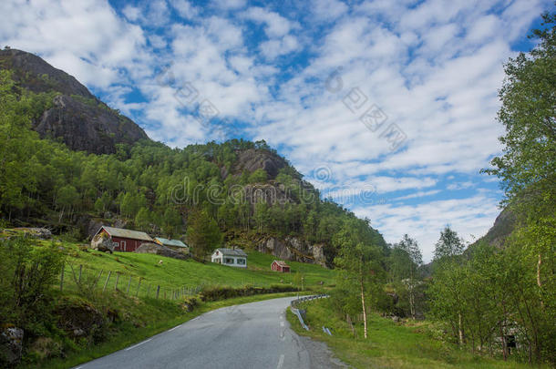 挪威山地景观