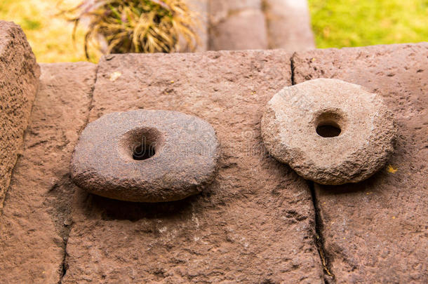 秘鲁。古代阿兹特克和玛雅<strong>石雕</strong>