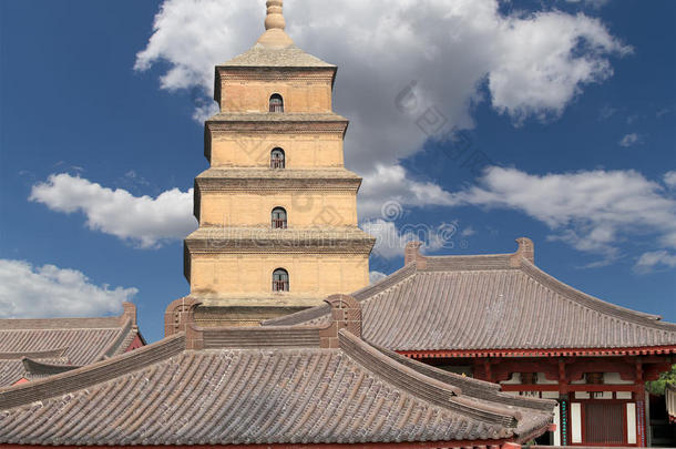 中国陕西省西安（西安，西安）巨型雁塔