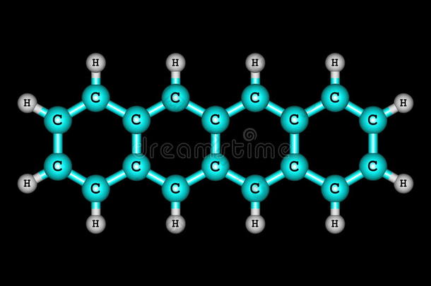 萘（四烯）的分子结构