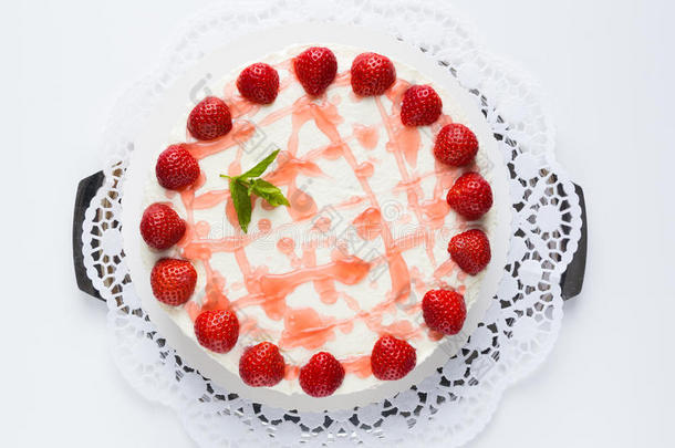 草莓奶油芝士蛋糕