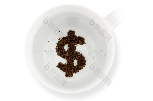 咖啡杯-算命钱