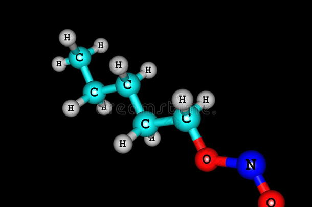亚硝酸戊酯的分子结构