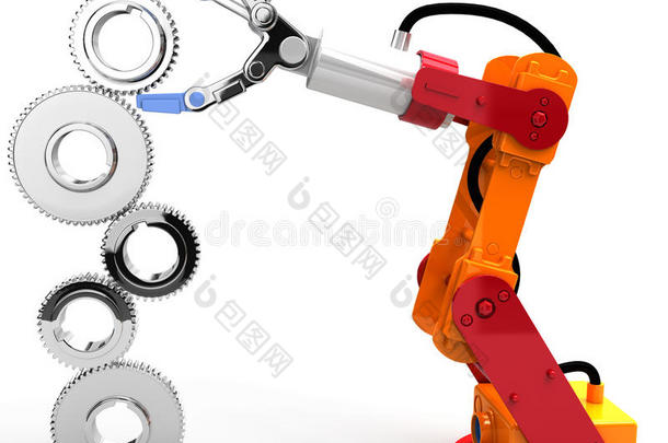 机器人手臂制造技术成长齿轮
