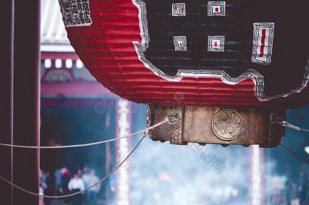 日本东京，浅草的日本神社