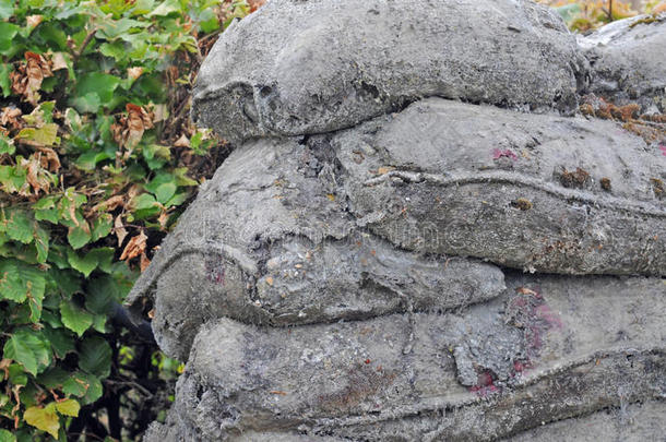 沙袋变成了石头，第一次世界大战