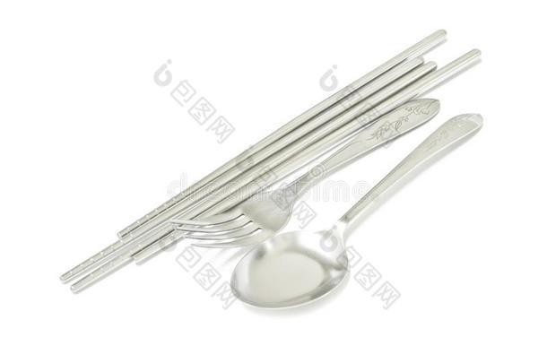 勺子、叉子和筷子