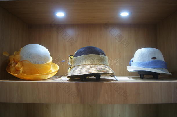 中国深圳：帽子展销售