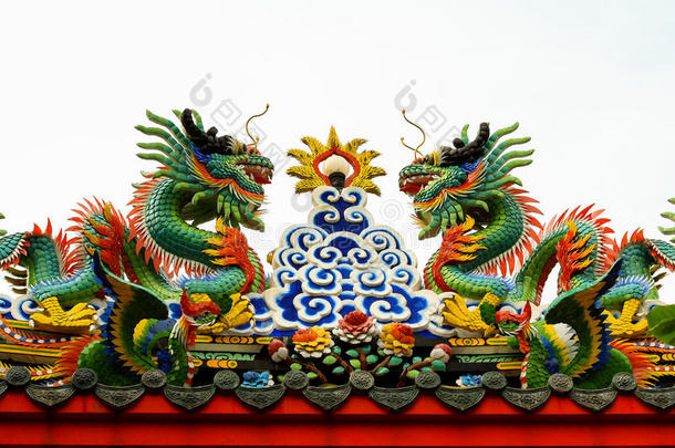 神龛上的中国龙