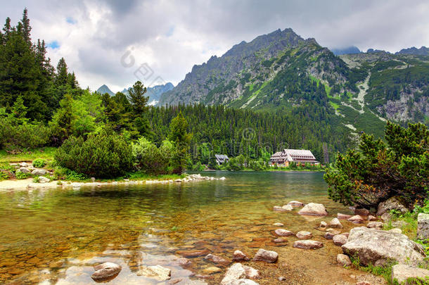 波普拉德斯克普莱索-斯洛伐克夏季山景