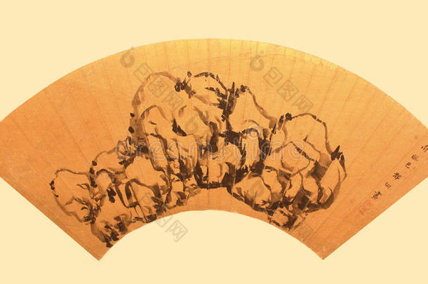 中国传统折扇