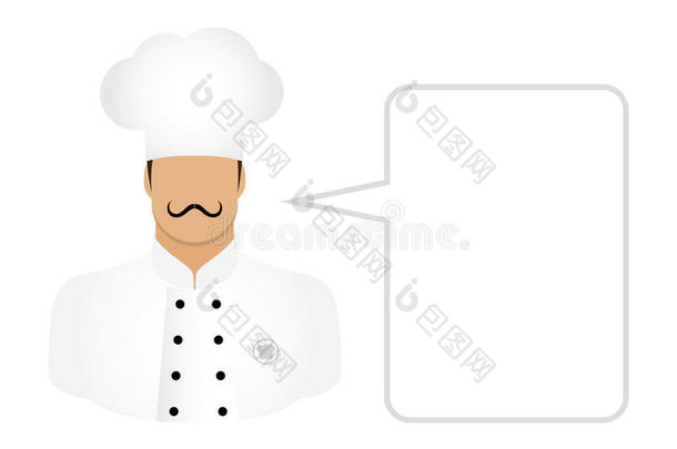 厨师长，头像和用户图标