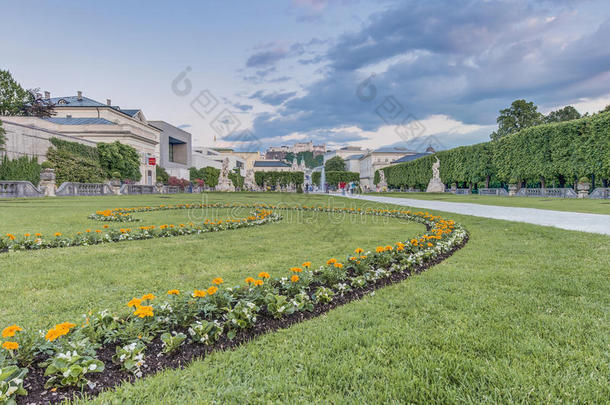 奥地利萨尔茨堡的米拉贝尔花园