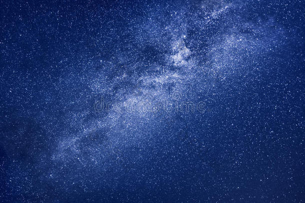 银河系恒星背景