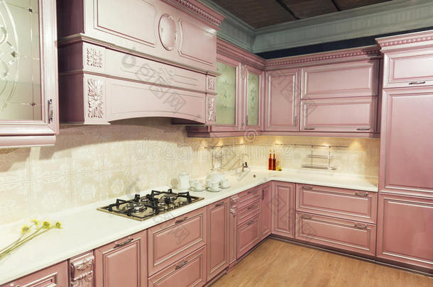 木质美观定制厨房室内设计