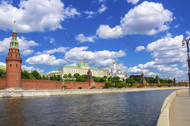 莫斯科克里姆林宫和克里姆林宫堤，莫斯科，俄罗斯