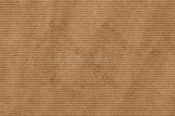 棕色条纹马尼拉再生牛皮纸包装纸皱巴巴的粗糙纹理
