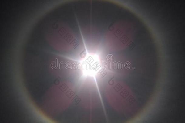 冰粒子太阳环