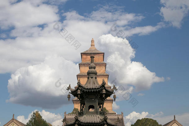 中国西安（西安，西安）巨型雁塔
