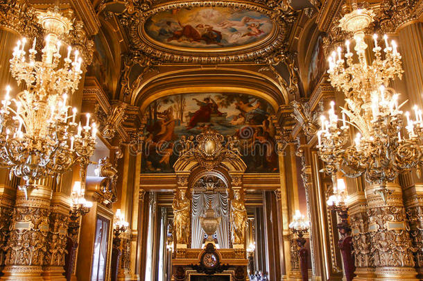 巴黎<strong><strong>歌剧</strong>院</strong>，加尼尔宫。法国