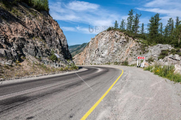 弯道山路俯视图图片-包图网企业站