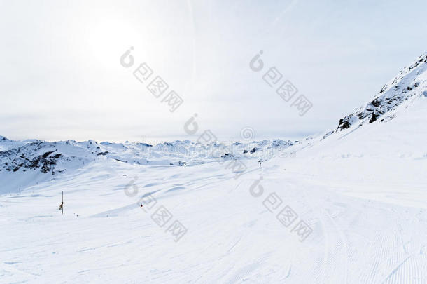 法国帕拉迪斯基地区的滑雪道