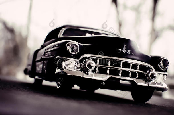 凯迪拉克1947黑色轿车