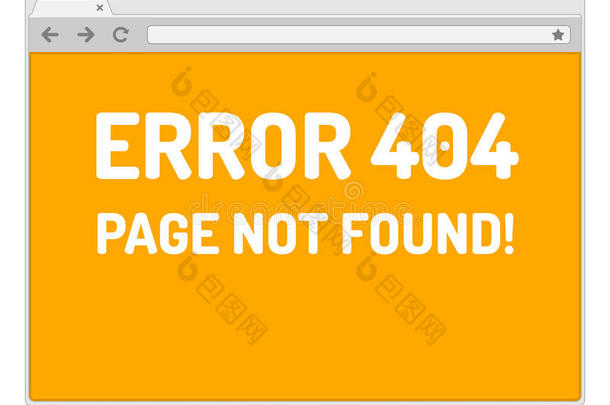 404个警觉的背景蓝色浏览器