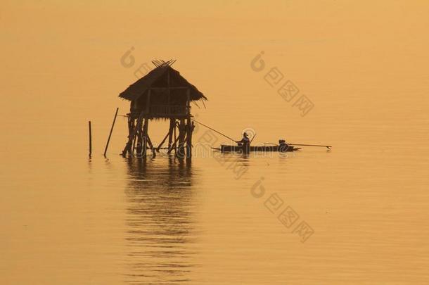 班塔邦早安湾金海渔民