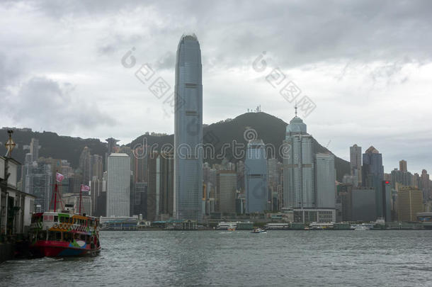 香港岛景色。