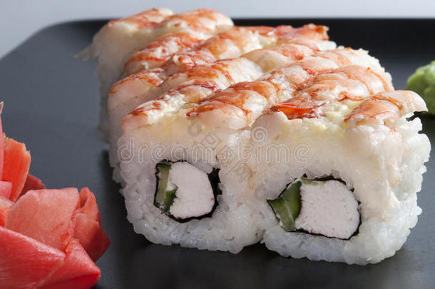 日本寿司虾米；