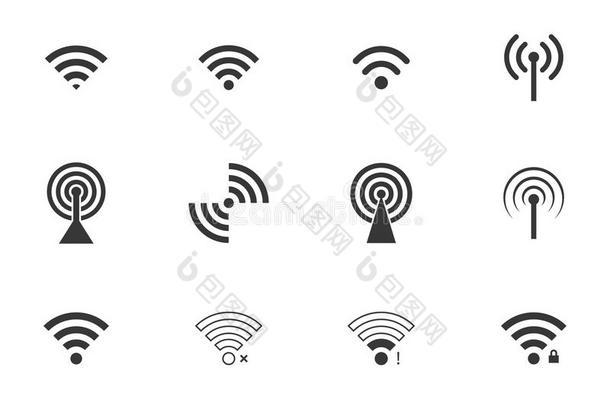 wifi<strong>图标</strong>