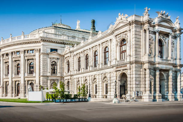 奥地利维也纳历史悠久的博格剧院（帝国<strong>宫廷</strong>剧院）