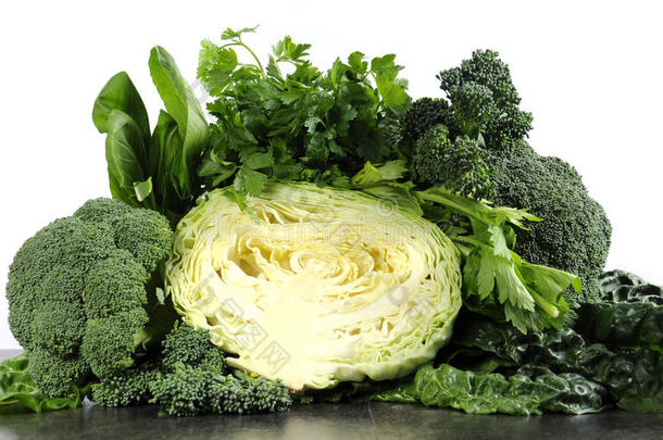 健康饮食绿叶蔬菜保健食品