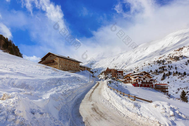 奥地利奥伯格尔山地滑雪场