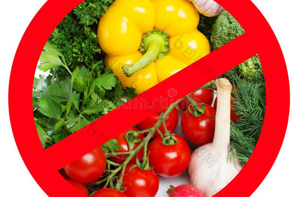 禁止<strong>进口</strong>到该国的<strong>食物</strong>。 蔬菜做的圆形框架。 。
