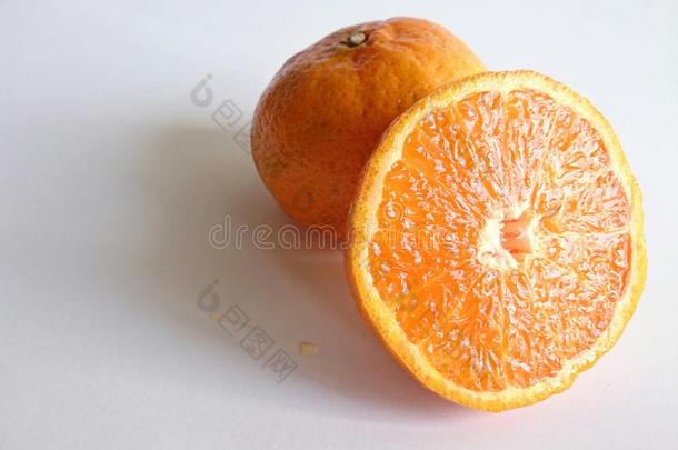 橘子果特写图片