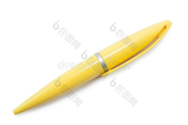 黄色塑料笔
