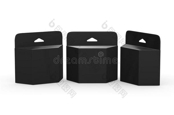 黑色毛坯梯形盒墨盒包装夹p