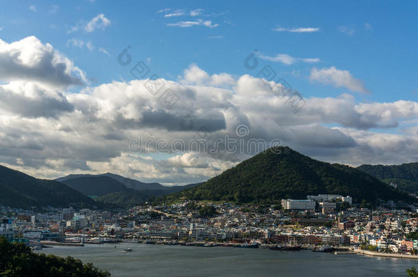 亚洲亚洲的美女城市云景