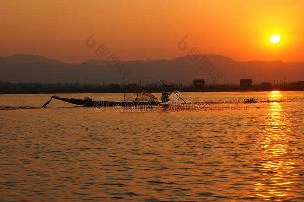 缅甸的渔人湖
