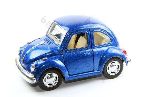 收藏玩具模型汽车<strong>大众</strong>甲壳虫。